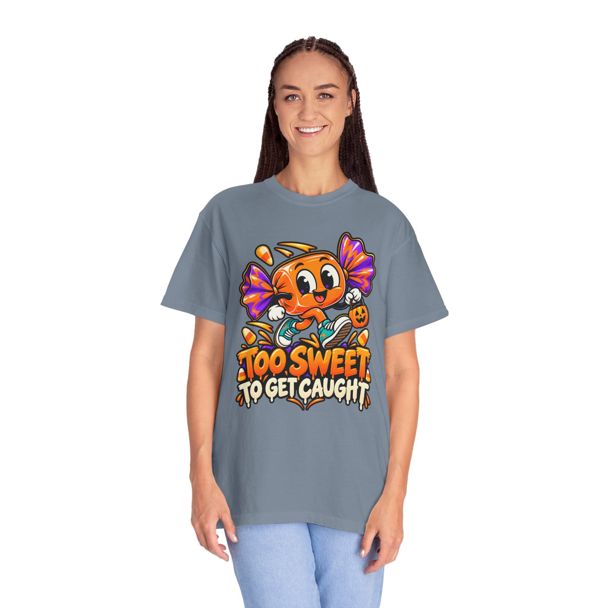 Too Sweet to Get Caught – Cute Halloween Candy T-Shirt