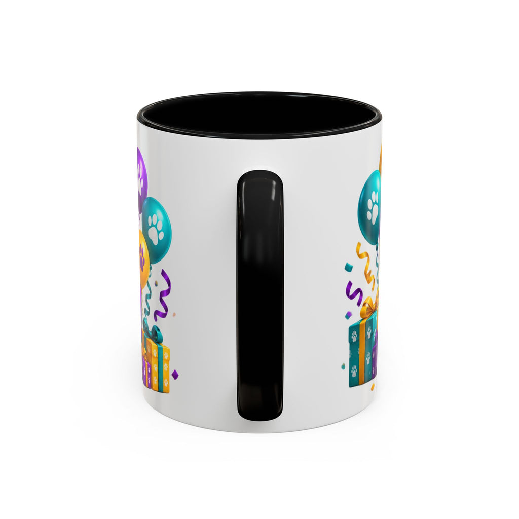 Beagle Birthday Mug – Fetch the Cake White Ceramic Coffee Cup