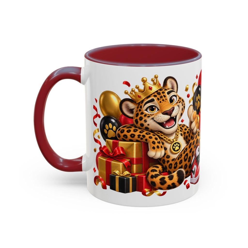 Title: Happy Birthday Jaguar Mug – Colorful 3D Birthday Gift – White Coffee Mug
