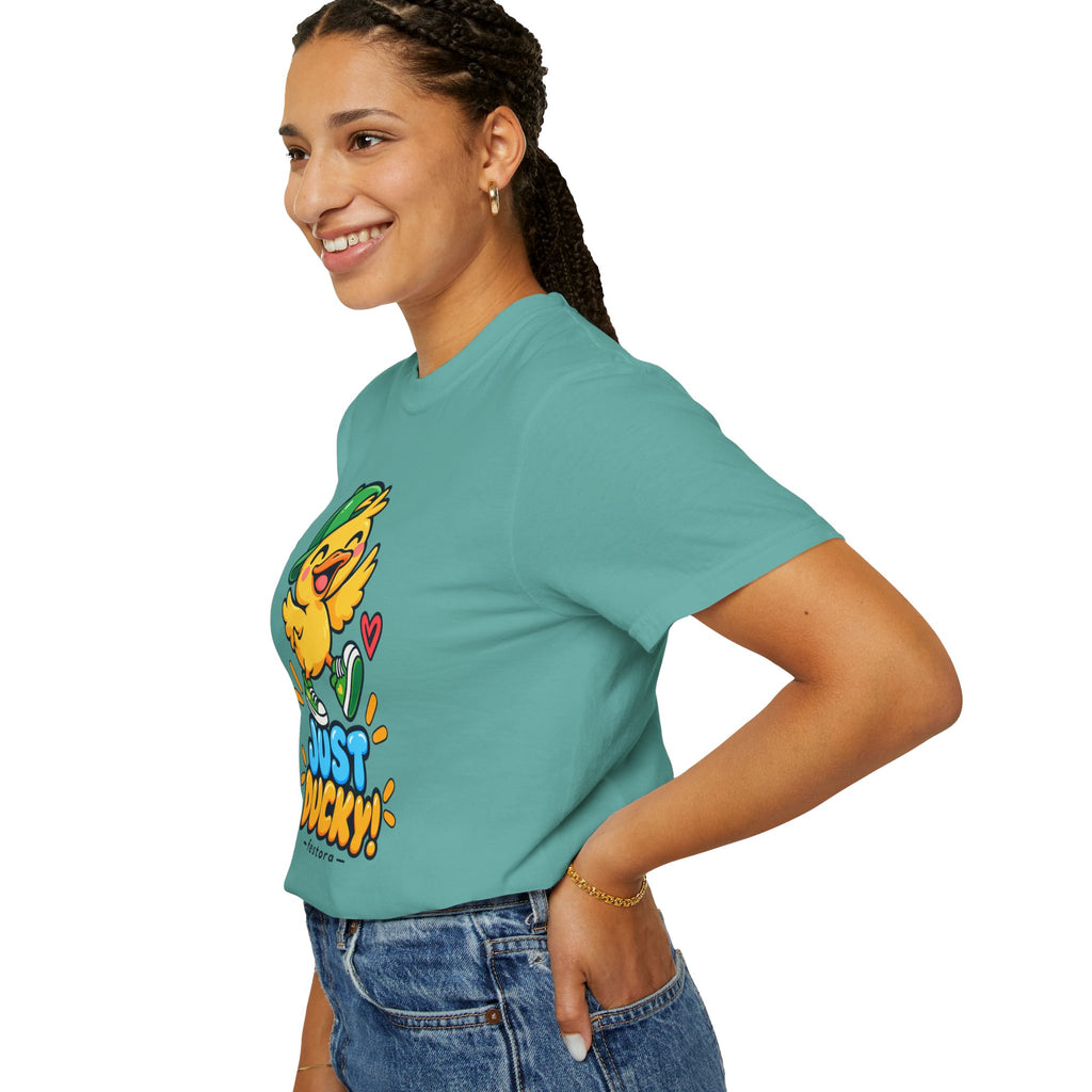 Just Ducky! – Cute Happy Duck Graphic T-Shirt