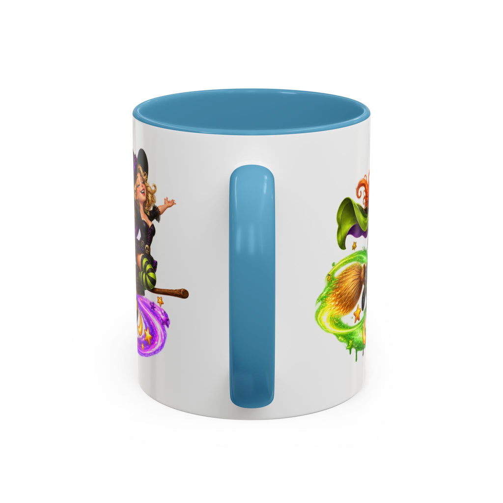 Witch Please I Fly First Class Halloween White Mug