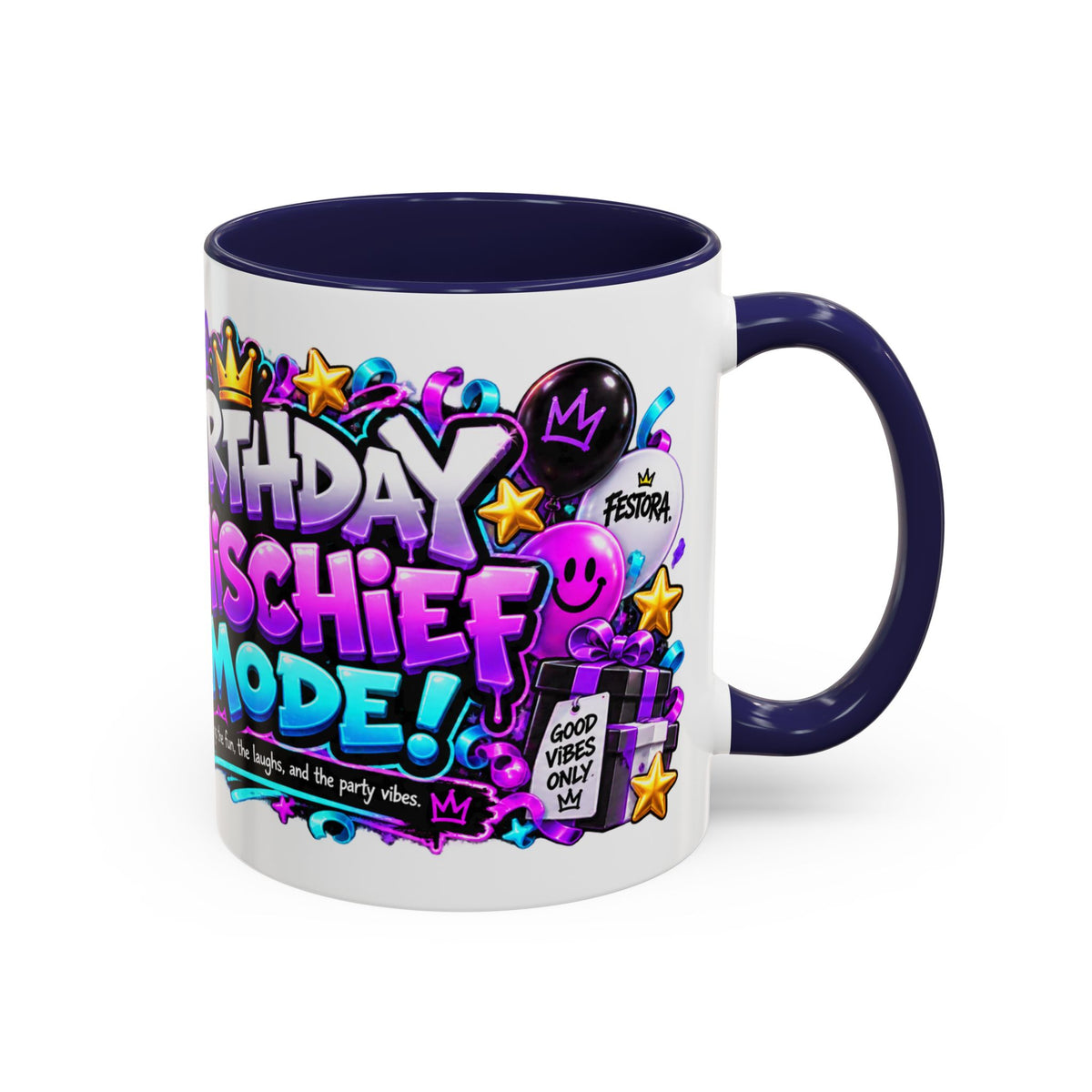 Festora Alien Birthday Mug – Birthday Mischief Mode Coffee Cup