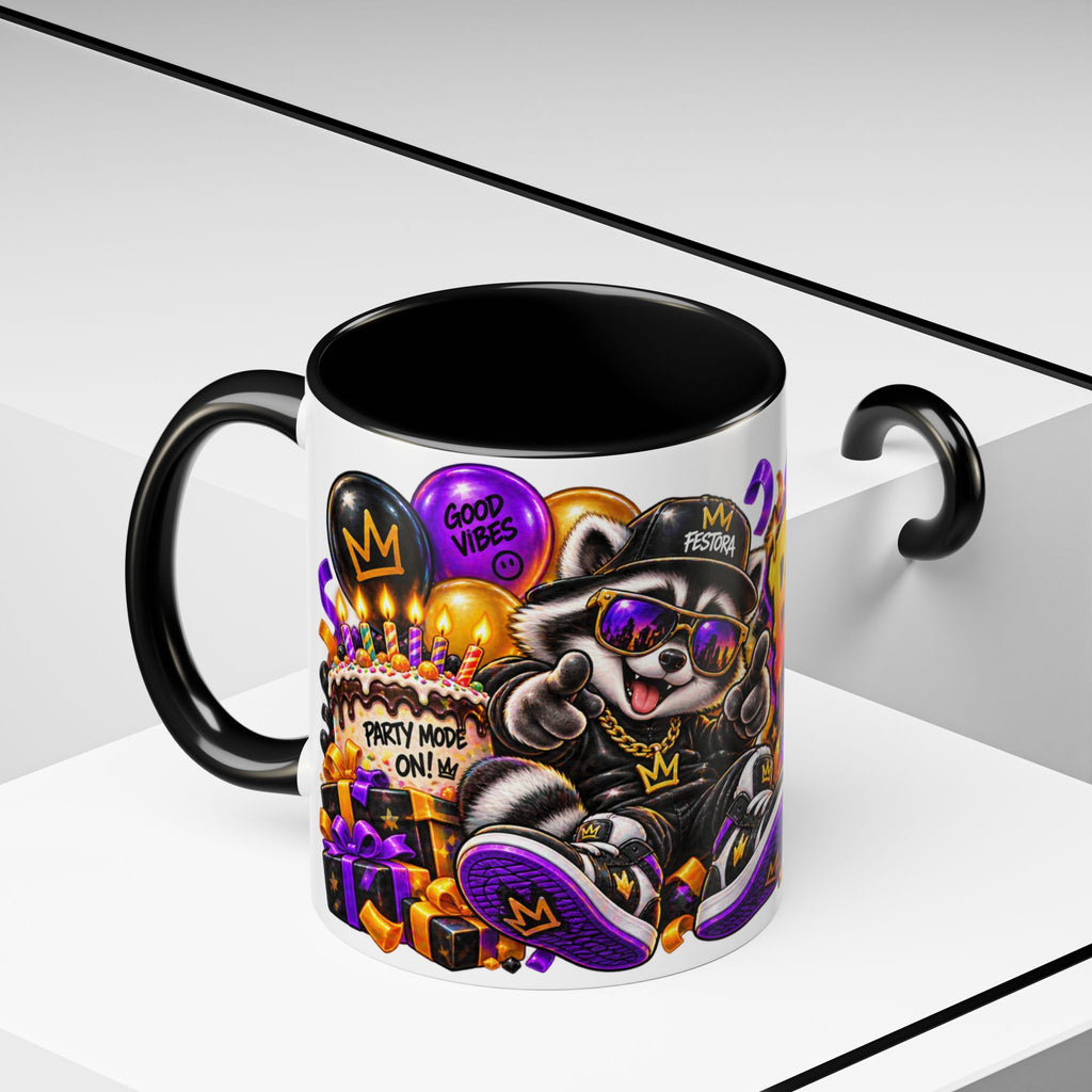 Festora Raccoon Birthday Mug – Birthday After Dark Coffee Cup