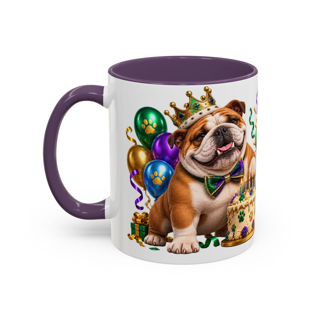 Built to Party English Bulldog Birthday White Mug
