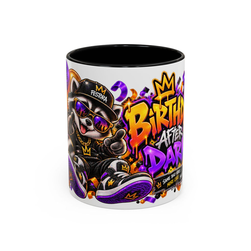 Festora Raccoon Birthday Mug – Birthday After Dark Coffee Cup