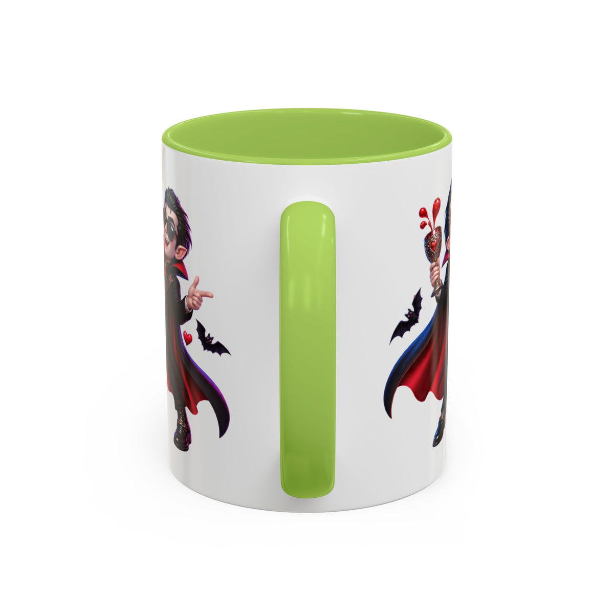 Love at First Bite Funny Vampire Halloween White Mug