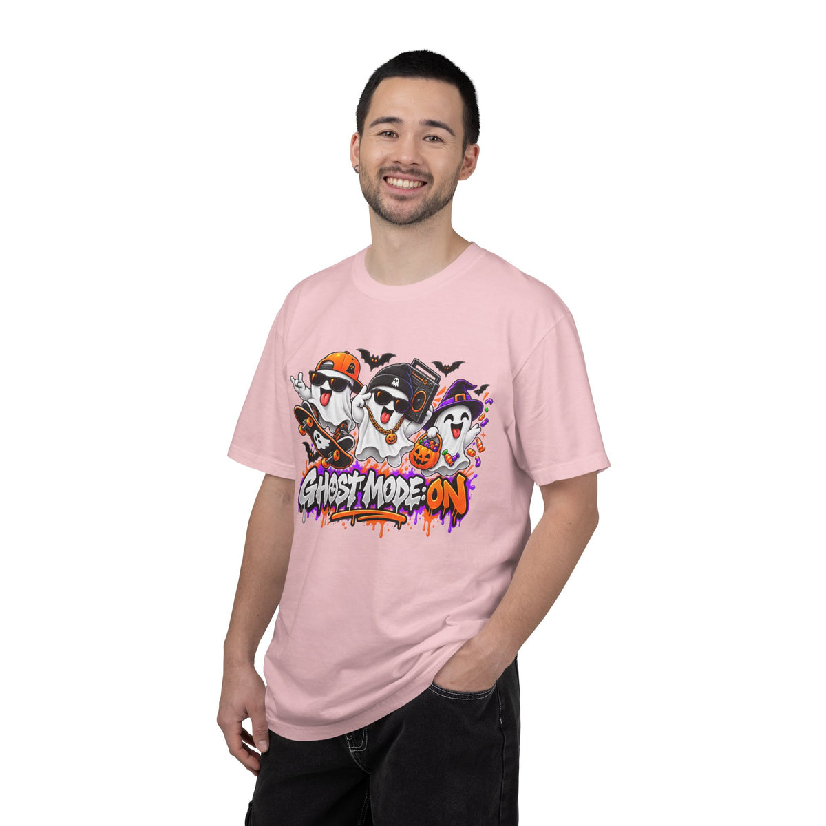 Ghost Mode: ON – Halloween Ghosts Graphic T-Shirt