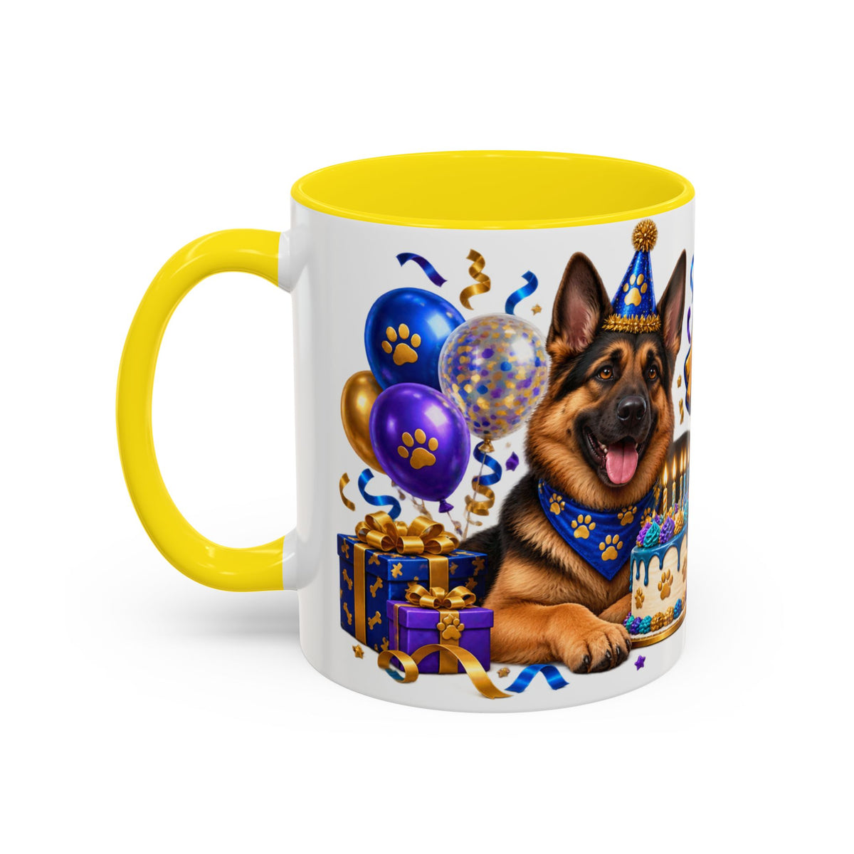 German Shepherd Birthday Mug – Another Year Bolder White Coffee Cup