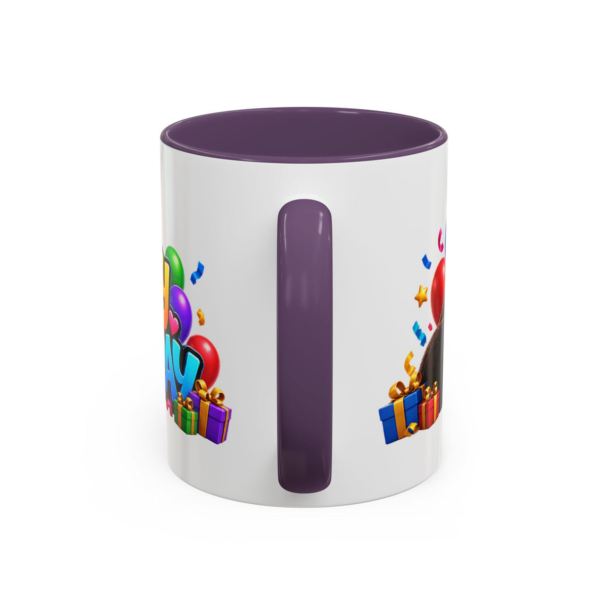 Gorilla Happy Birthday Mug - Colorful 3D Celebration Design