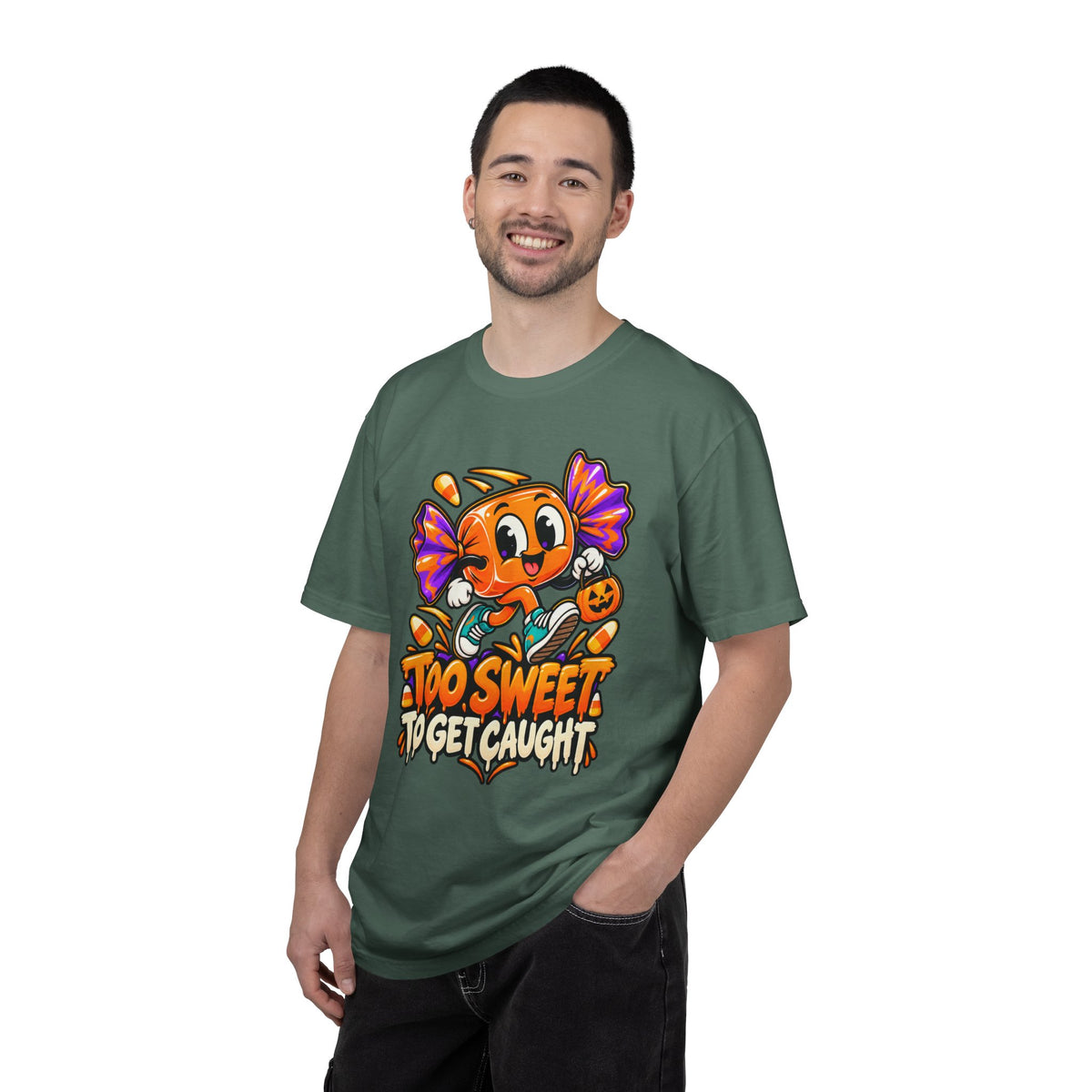 Too Sweet to Get Caught – Cute Halloween Candy T-Shirt