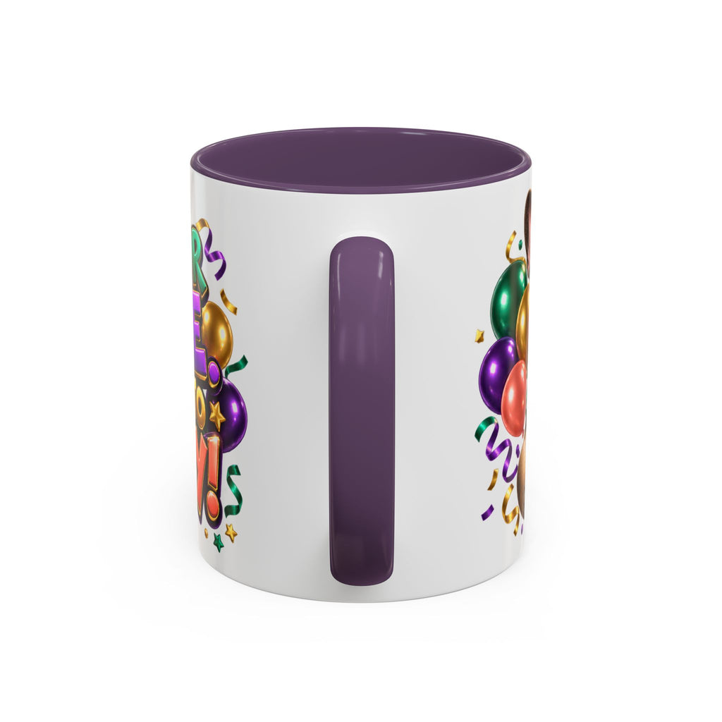 Built for Cake Born to Party French Bulldog White Mug