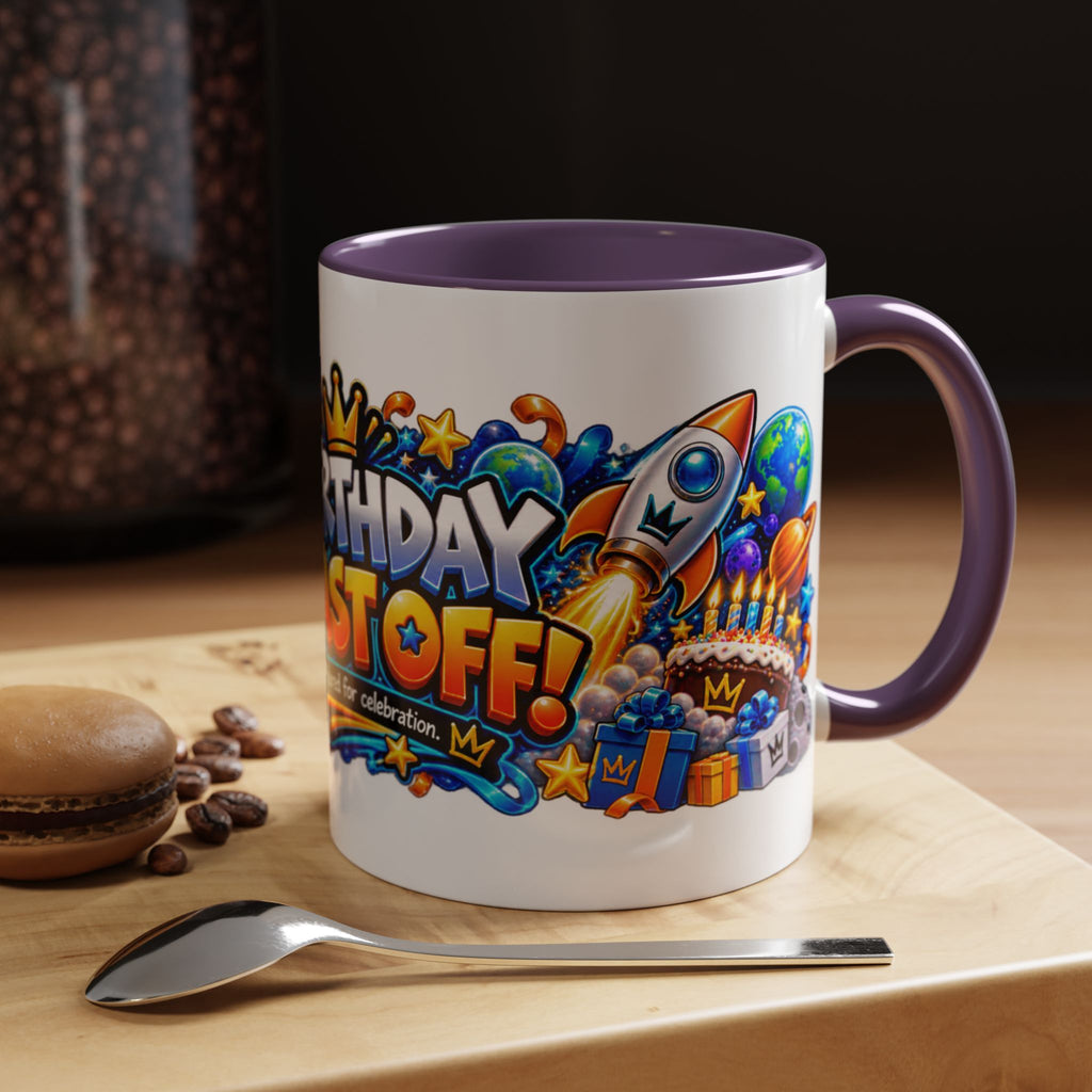 Festora Alien Birthday Mug – Birthday Blast Off Coffee Cup