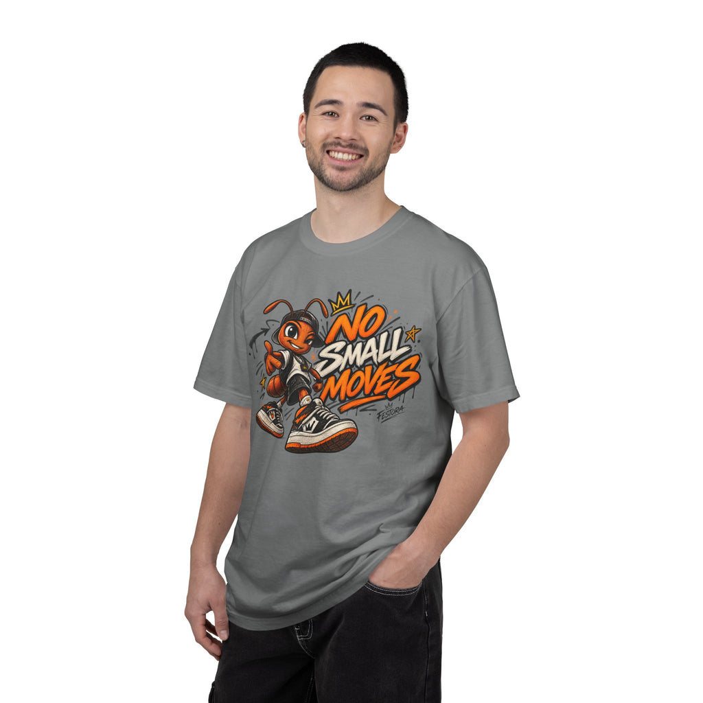 No Small Moves T-Shirt — Retro Sneaker Character Graphic Tee