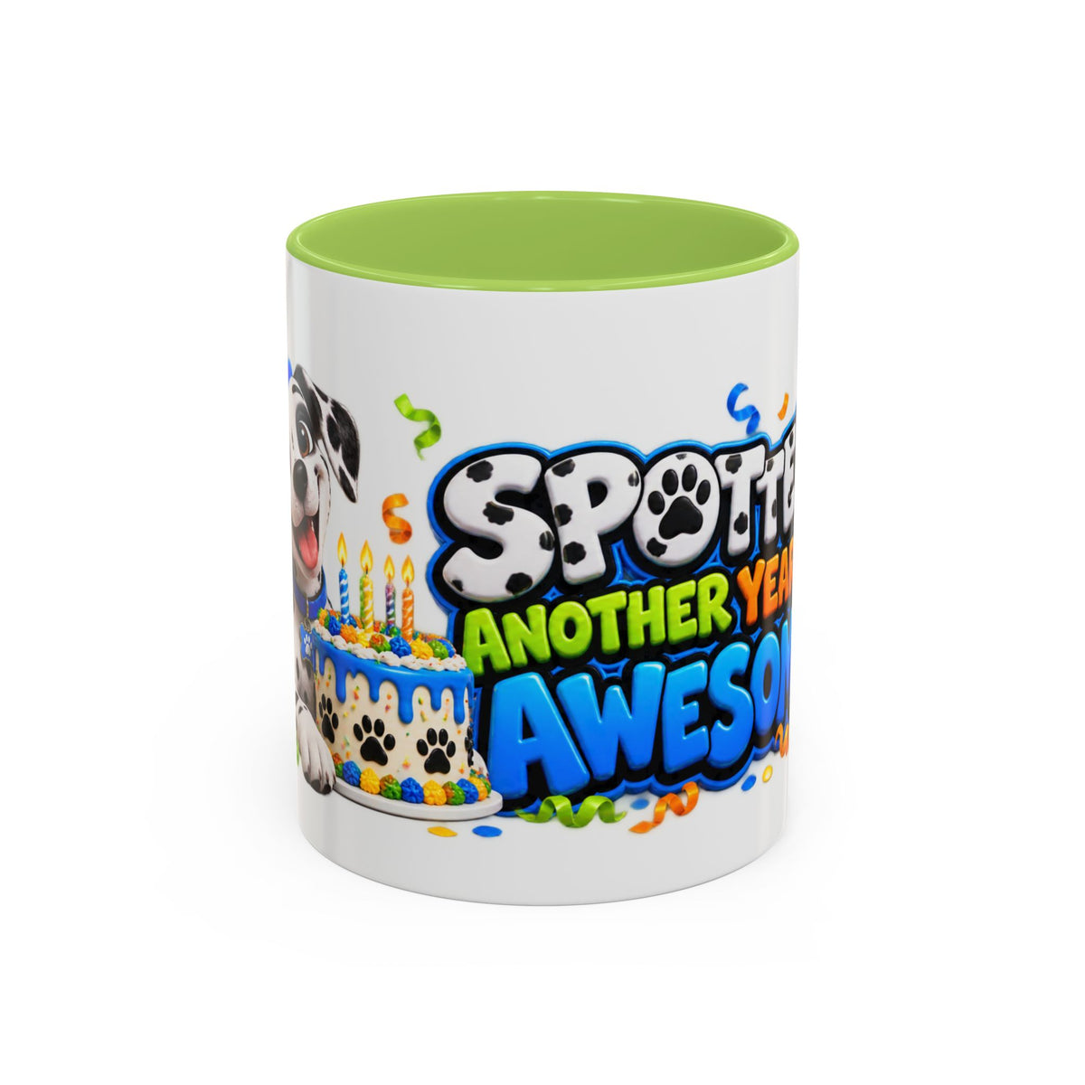 Dalmatian Birthday Mug – Spotted Another Year of Awesome White Coffee Cup