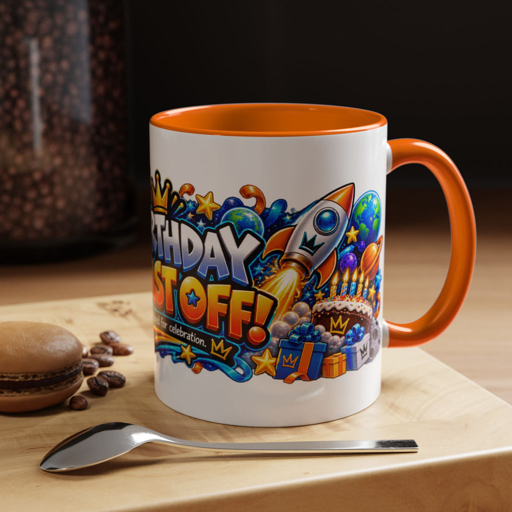 Festora Alien Birthday Mug – Birthday Blast Off Coffee Cup
