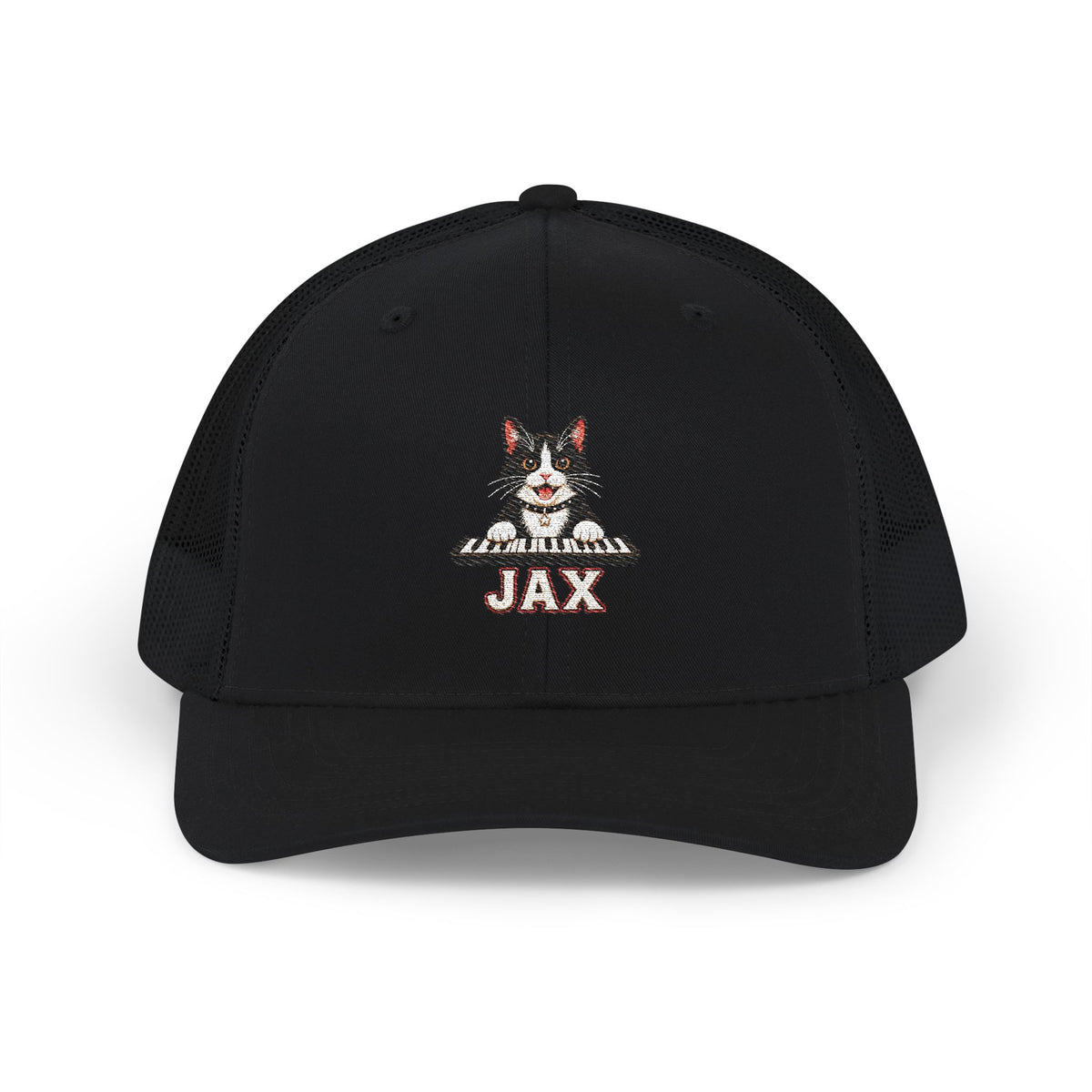 Jax the Keyboard Cat Embroidered Trucker Cat