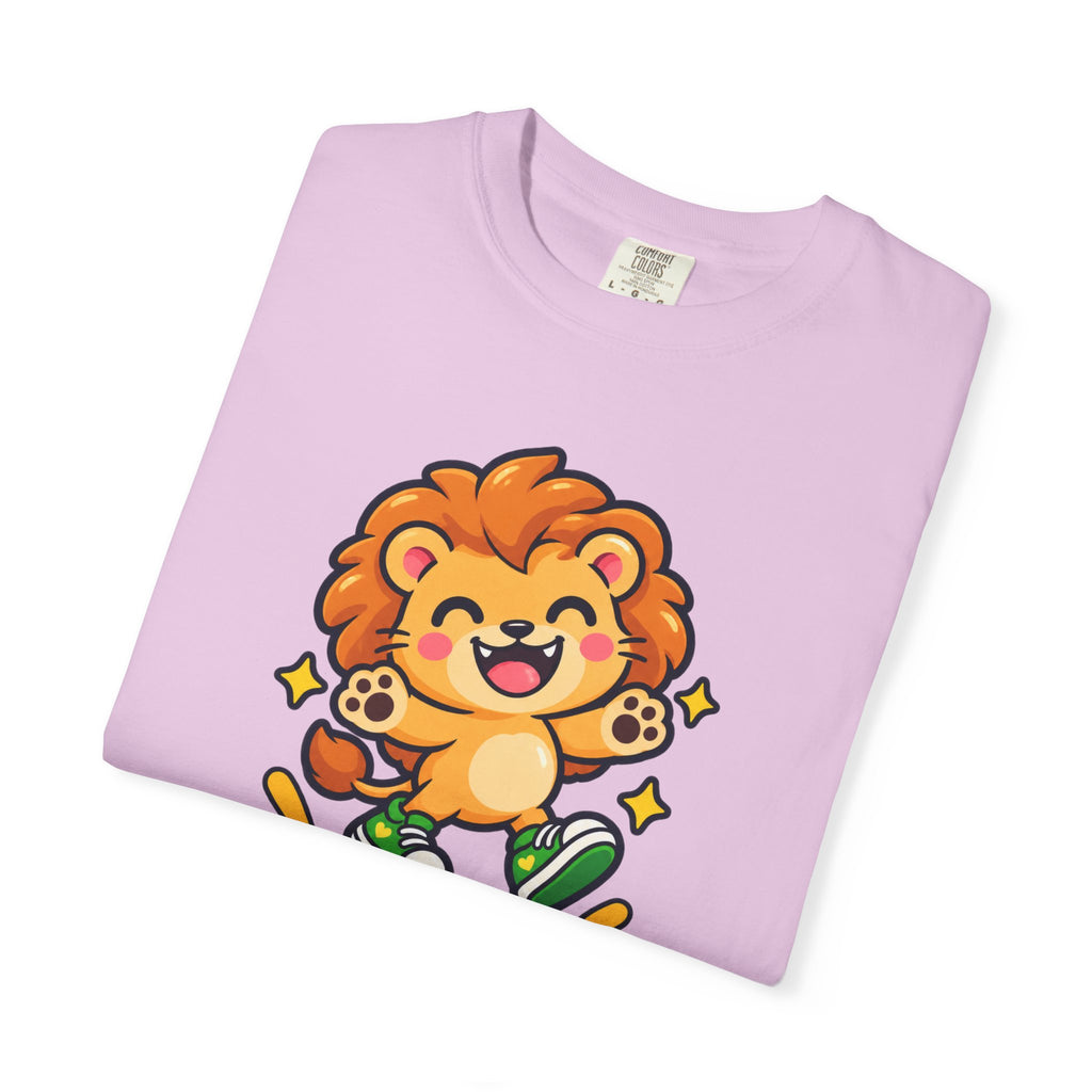 Stay Roarsome – Cute Happy Lion Graphic T-Shirt