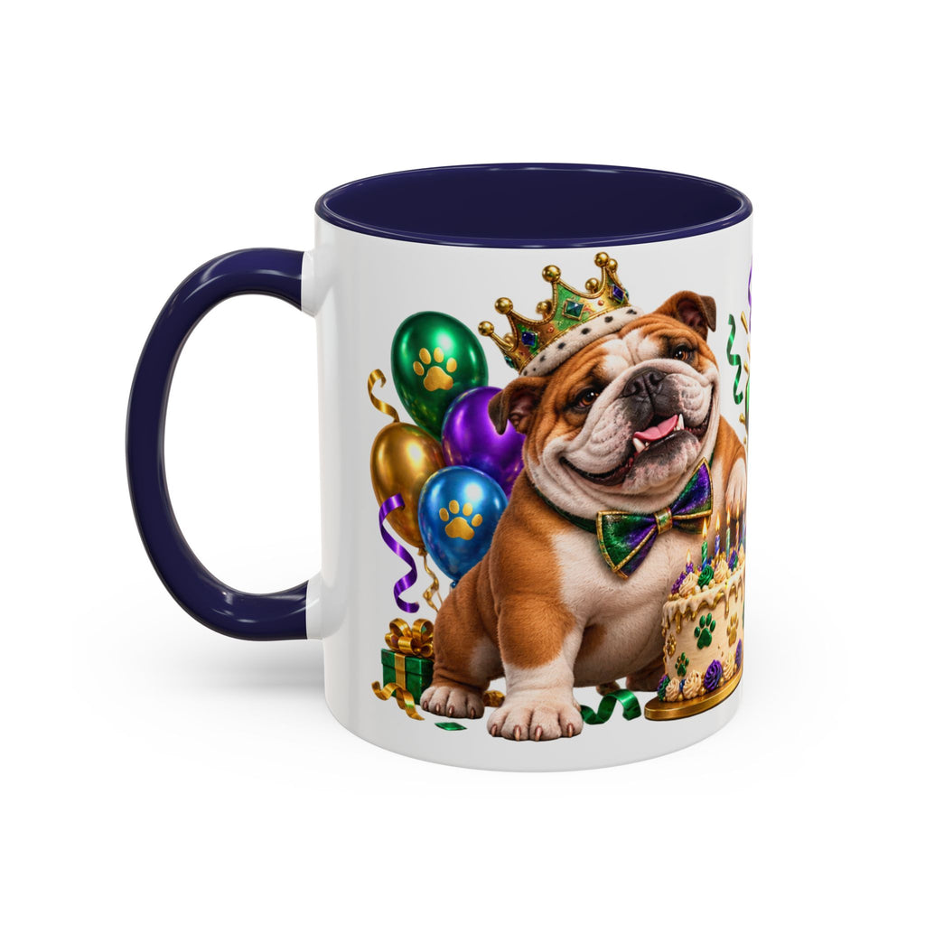 Built to Party English Bulldog Birthday White Mug