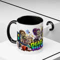Dead Tired Still Working Zombie Office Halloween White Mug