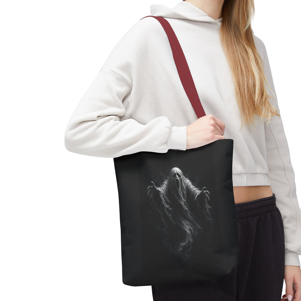 Ghostly Spirit Tote Bag — Spooky Halloween All-Over Print