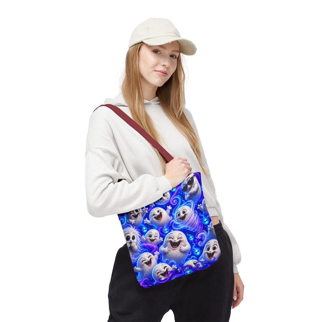 Ghost Friends Tote Bag — Cute Halloween Spirits All-Over Print