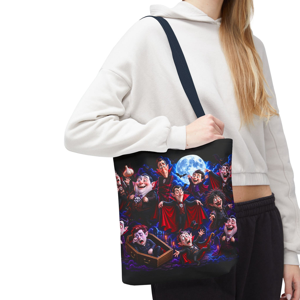 Vampire Night All-Over Print Tote Bag