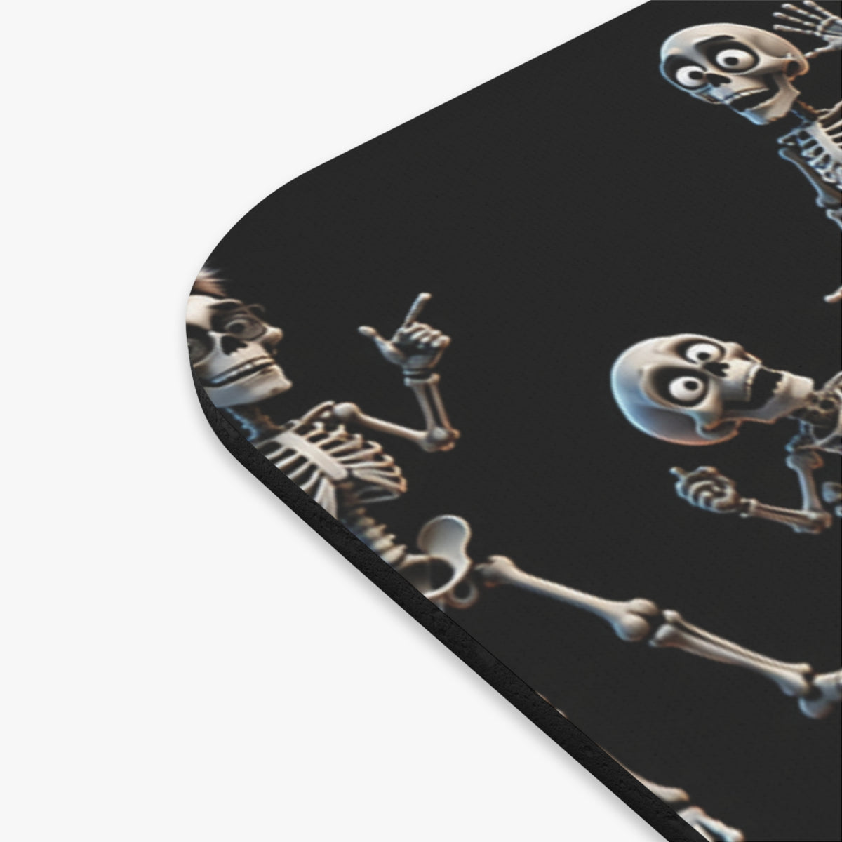 Dancing Skeletons Mouse Pad — Halloween Pattern (9" x 8")