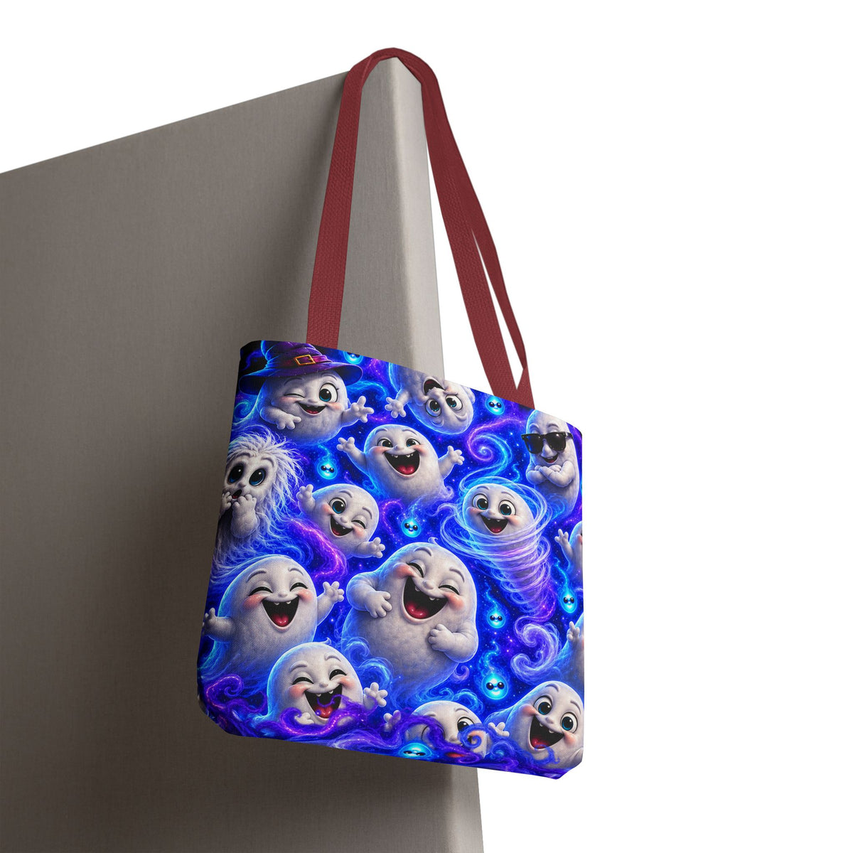 Ghost Friends Tote Bag — Cute Halloween Spirits All-Over Print