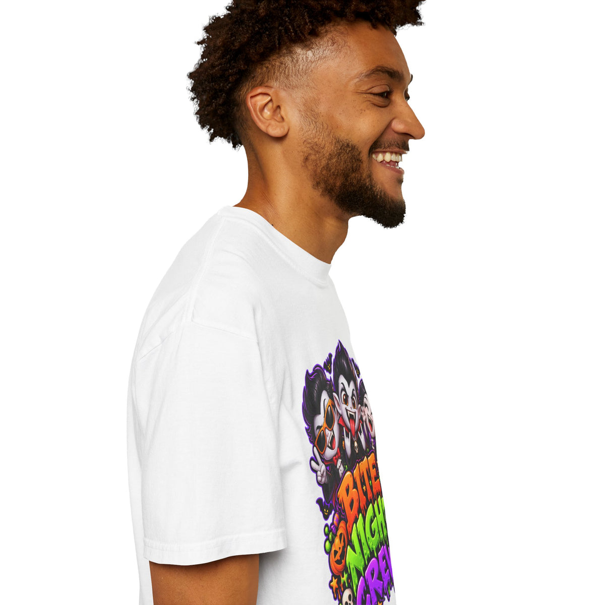 Bite Night Crew Halloween T-Shirt – Funny Vampire Graphic Tee