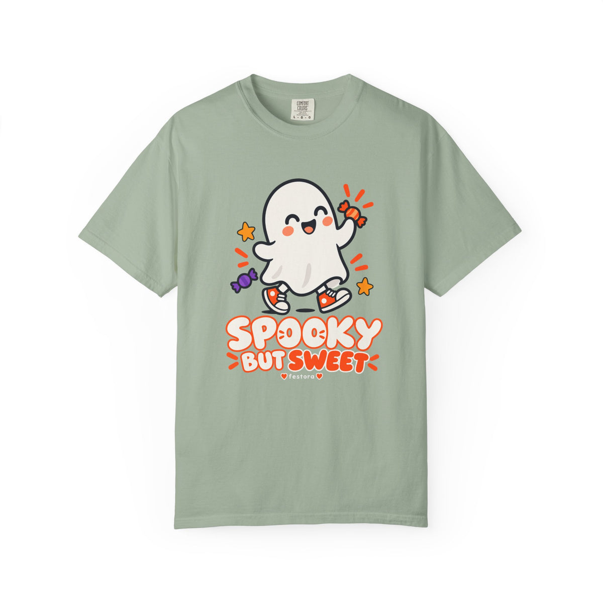Spooky but Sweet Ghost T-Shirt | Cute Halloween Graphic Tee