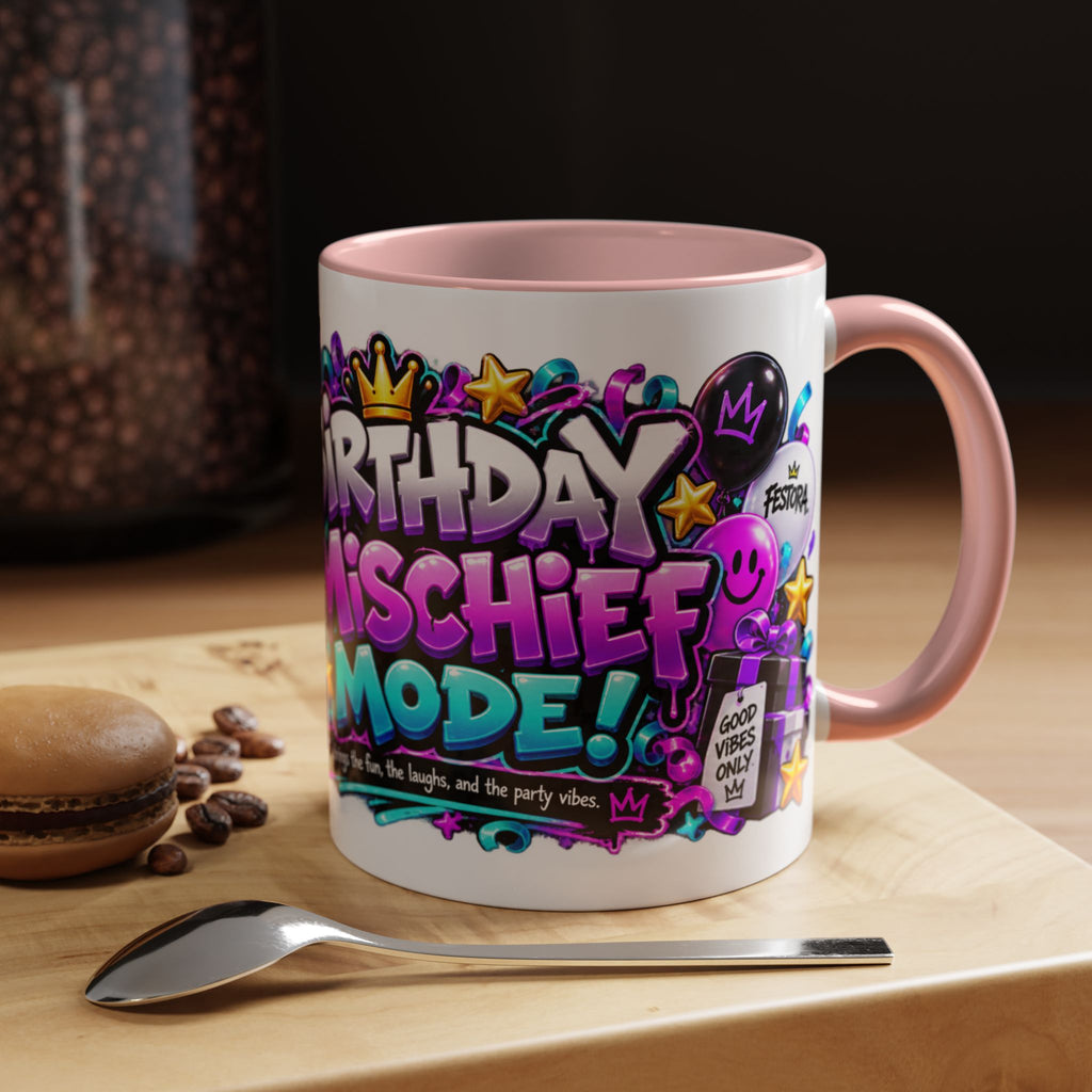 Festora Alien Birthday Mug – Birthday Mischief Mode Coffee Cup