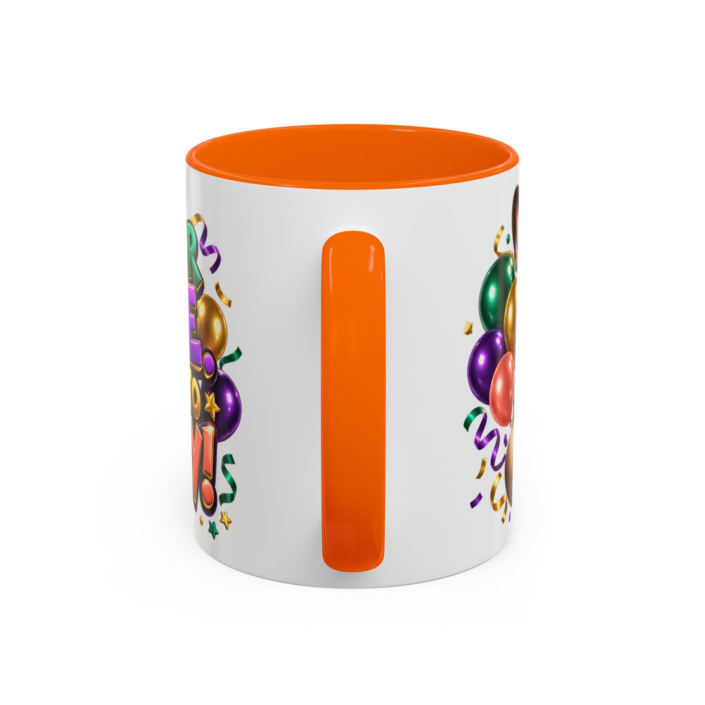 Built for Cake Born to Party French Bulldog White Mug