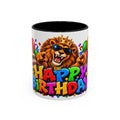 Lion Happy Birthday Mug – Colorful 3D King Celebration Design