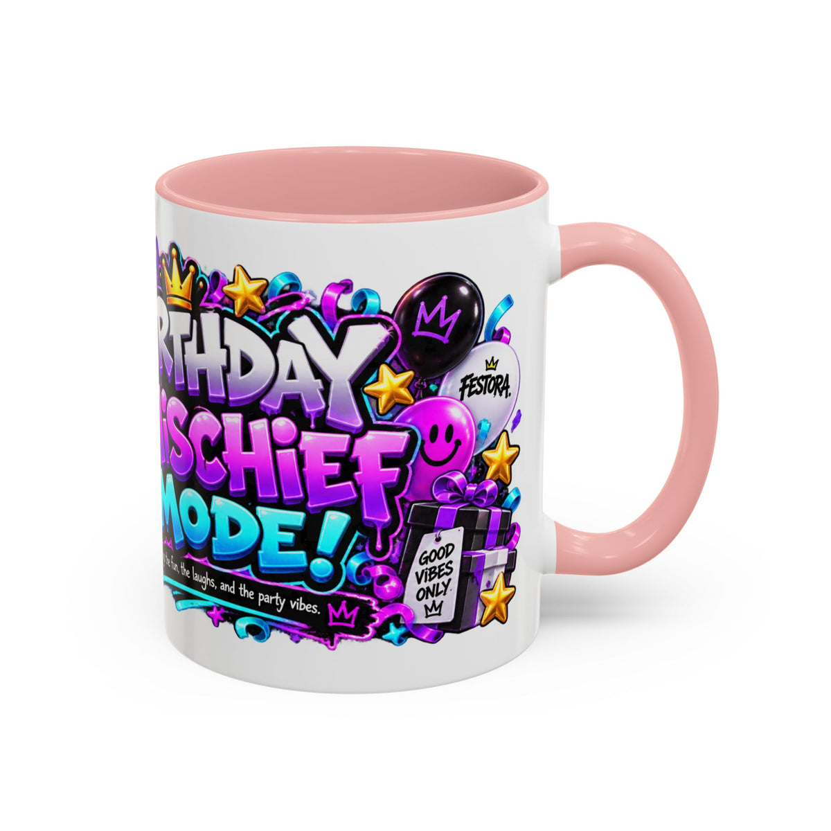 Festora Alien Birthday Mug – Birthday Mischief Mode Coffee Cup