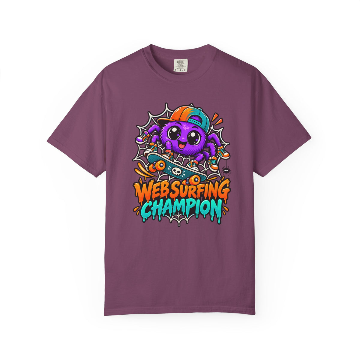 Web Surfing Champion – Cute Halloween Spider T-Shirt