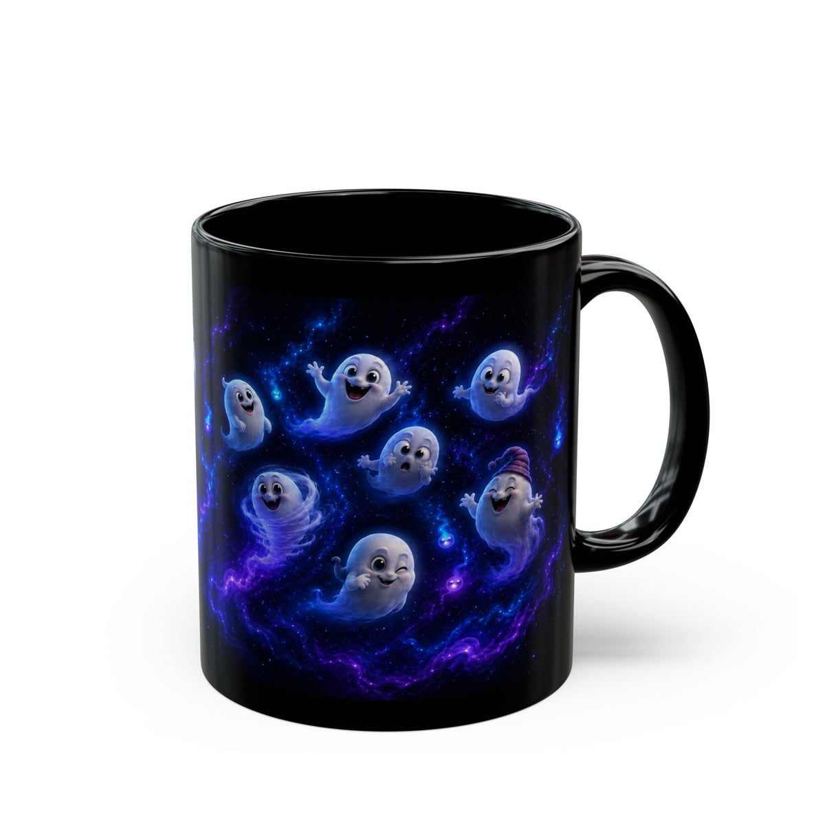 Ghost Galaxy Mug — Cute Space Spirit Coffee Cup (11oz, 15oz)