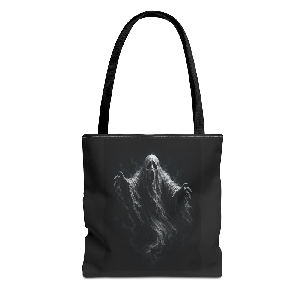 Ghostly Spirit Tote Bag — Spooky Halloween All-Over Print