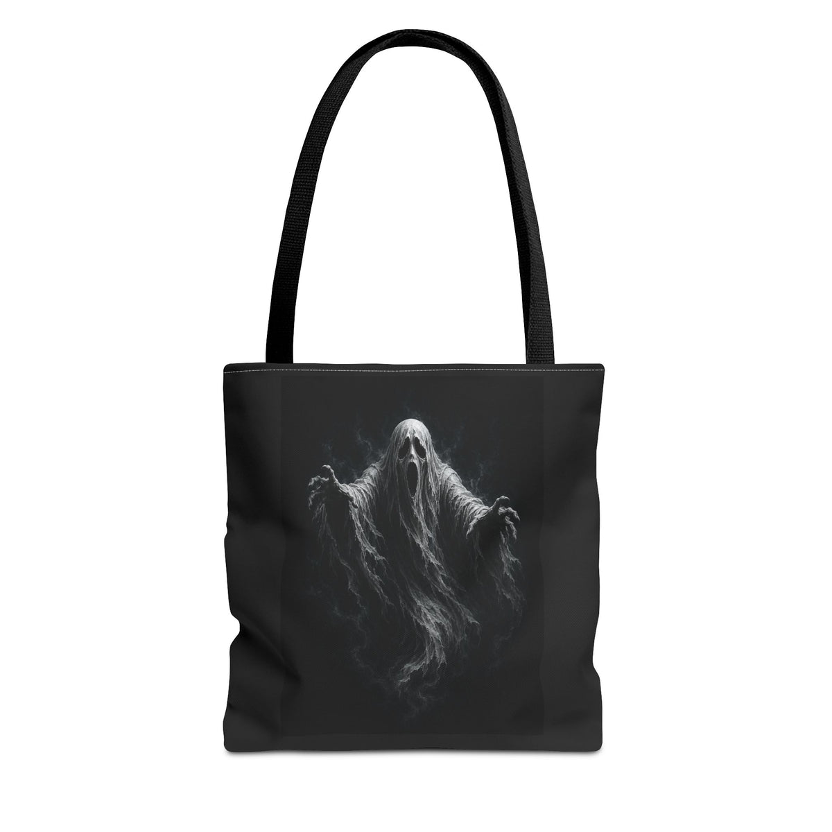 Ghostly Spirit Tote Bag — Spooky Halloween All-Over Print