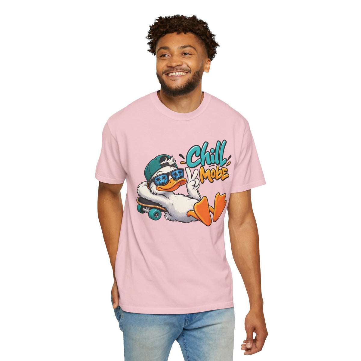 Chill Mode Duck Graphic T-Shirt | Festora Everyday
