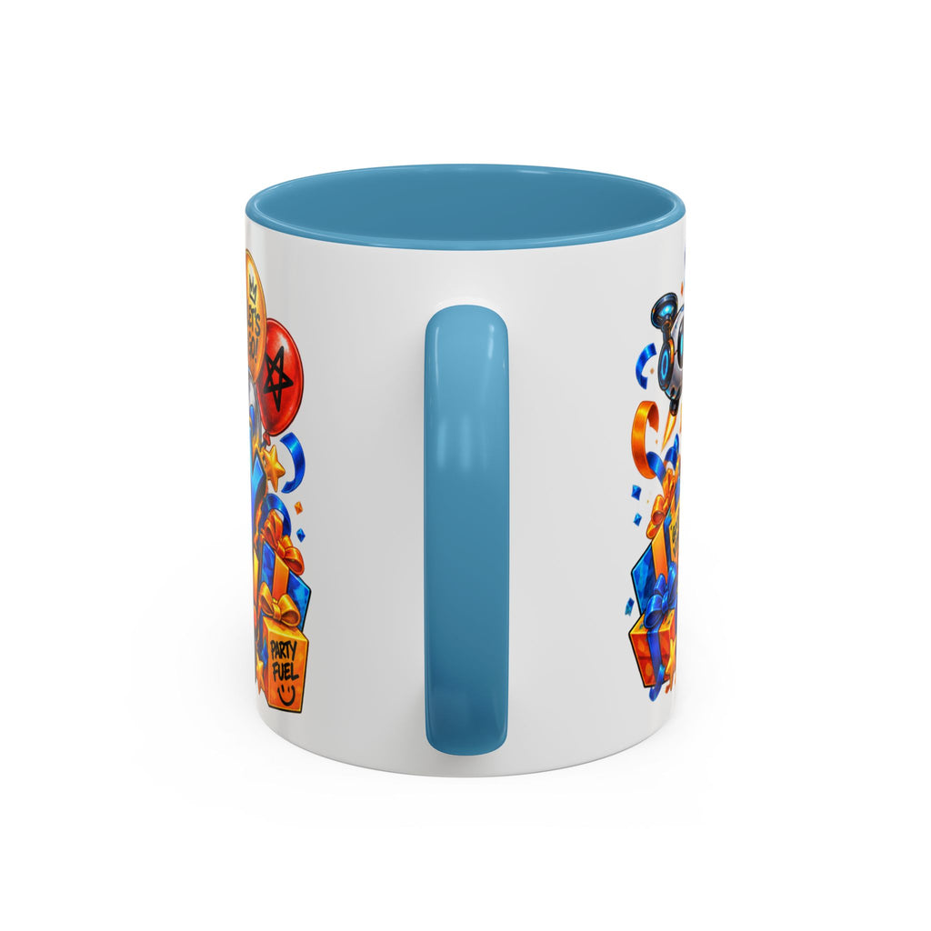 Festora Robot Birthday Mug – Birthday Mode Activated Coffee Cup