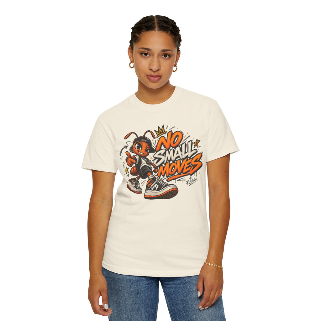 No Small Moves T-Shirt — Retro Sneaker Character Graphic Tee