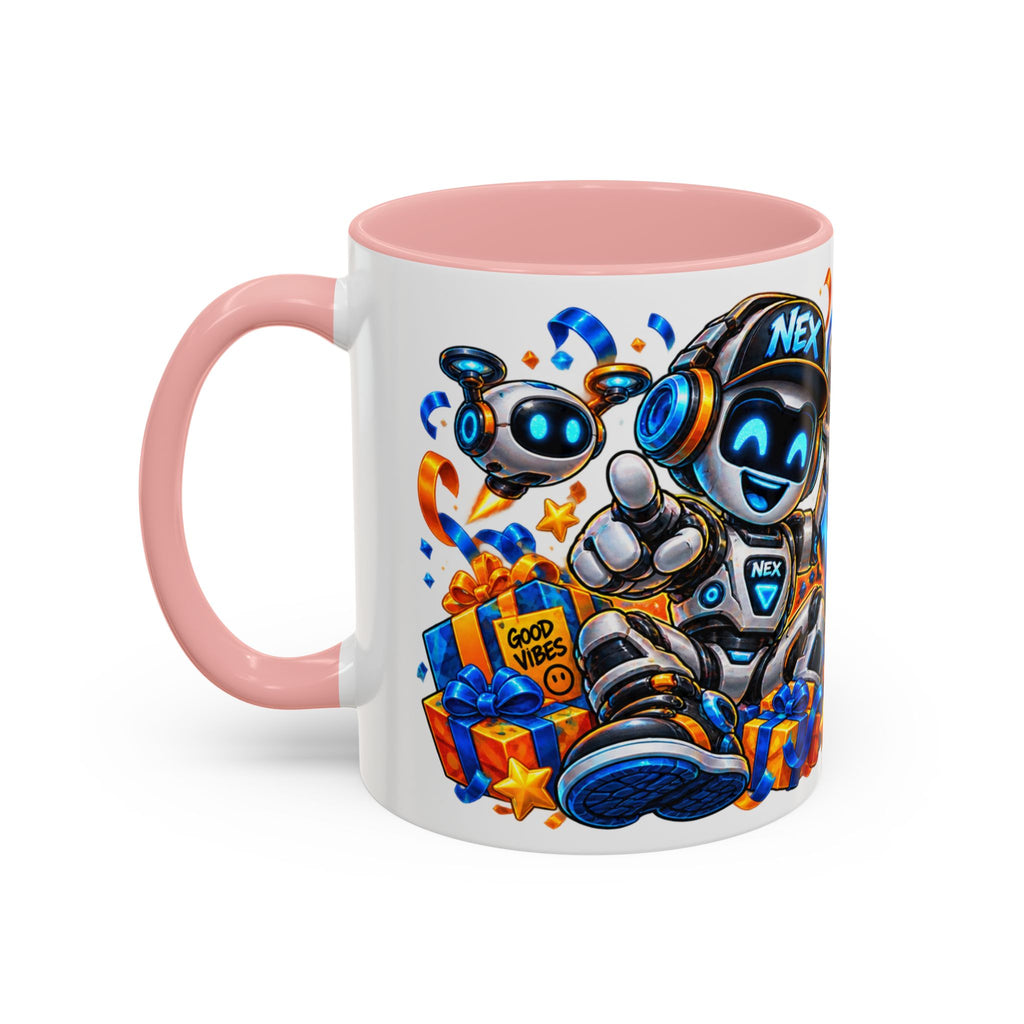 Festora Robot Birthday Mug – Birthday Mode Activated Coffee Cup