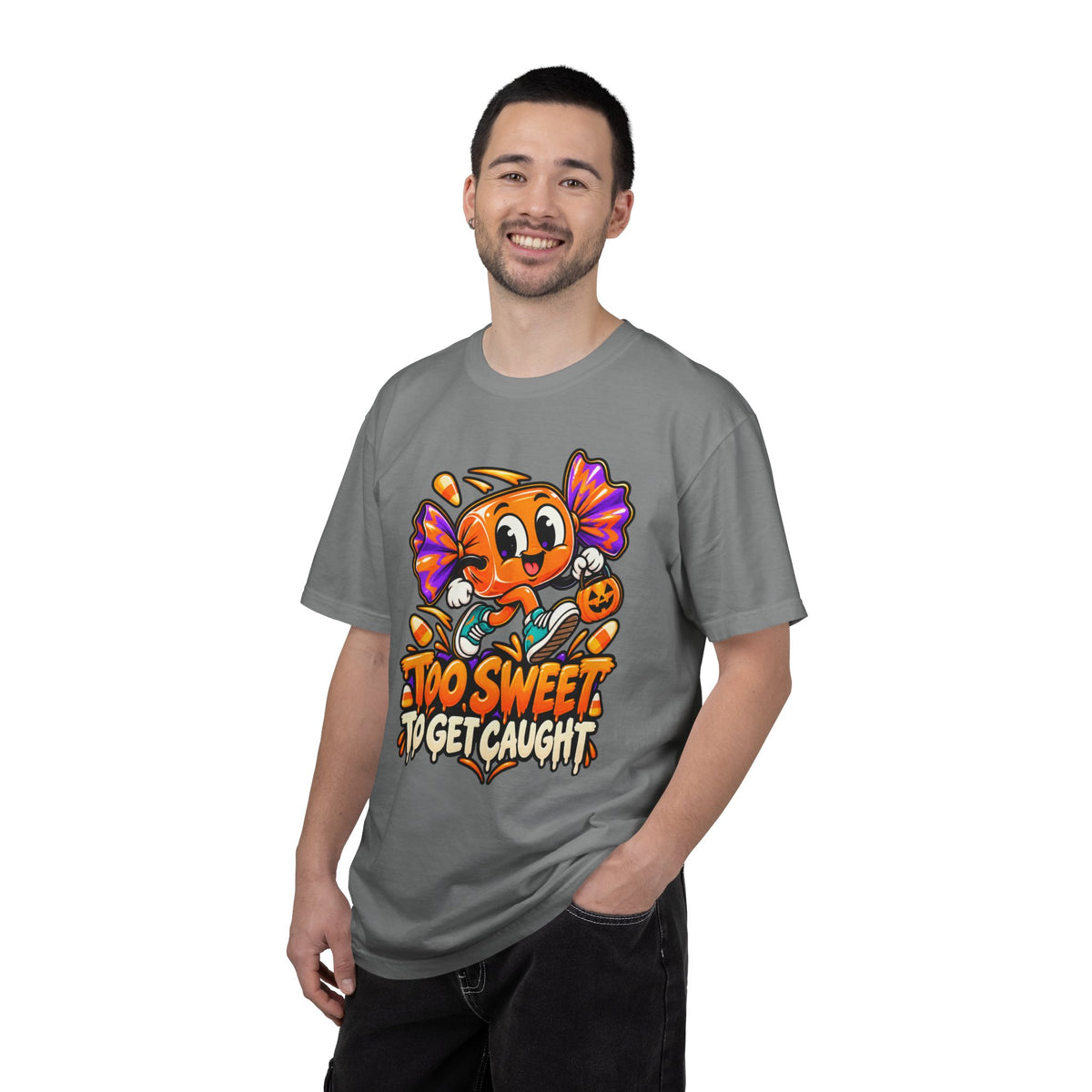 Too Sweet to Get Caught – Cute Halloween Candy T-Shirt