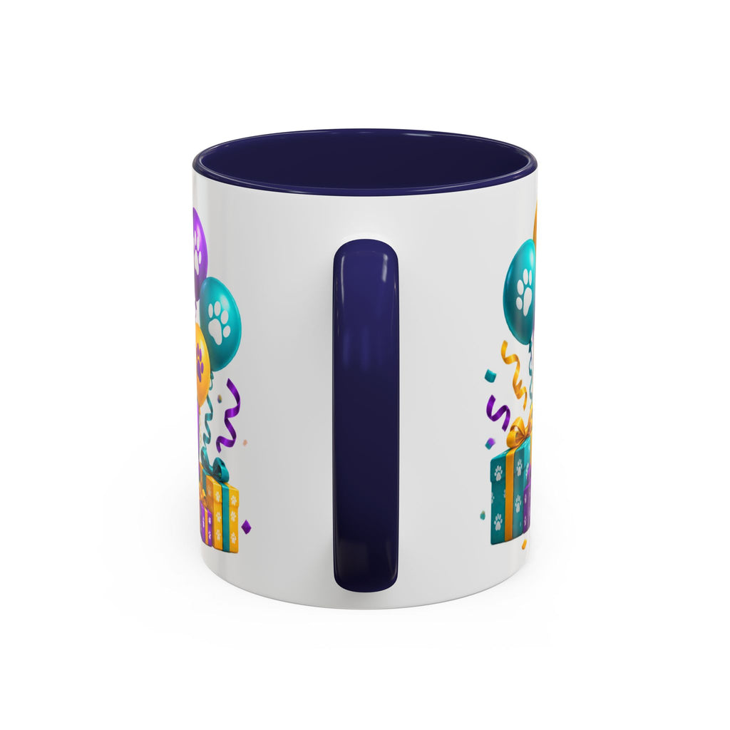 Beagle Birthday Mug – Fetch the Cake White Ceramic Coffee Cup