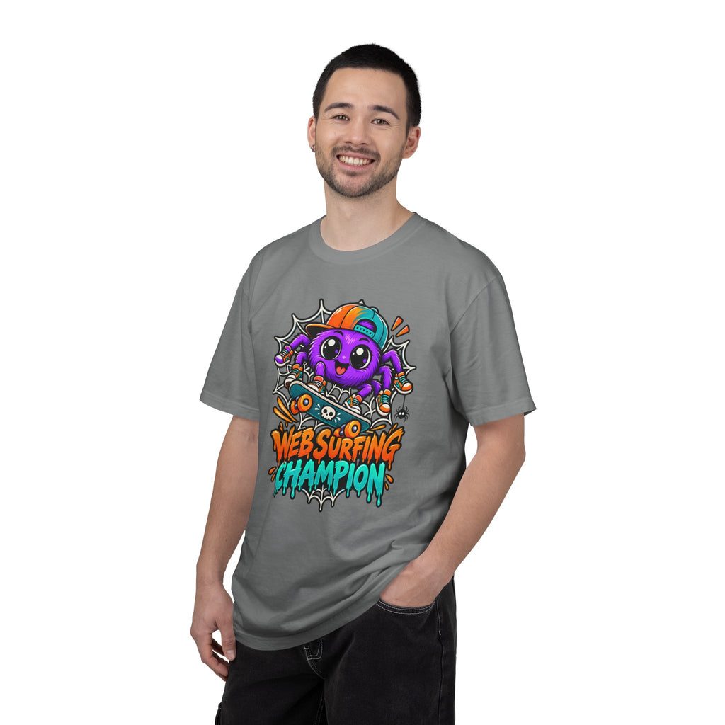 Web Surfing Champion – Cute Halloween Spider T-Shirt