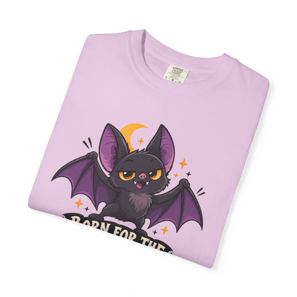 Born for the Night Shift – Cute Halloween Bat T-Shirt