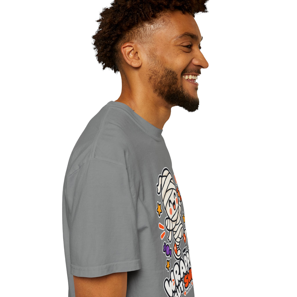 Wrapped but Sweet Halloween T-Shirt | Cute Mummy Graphic Tee