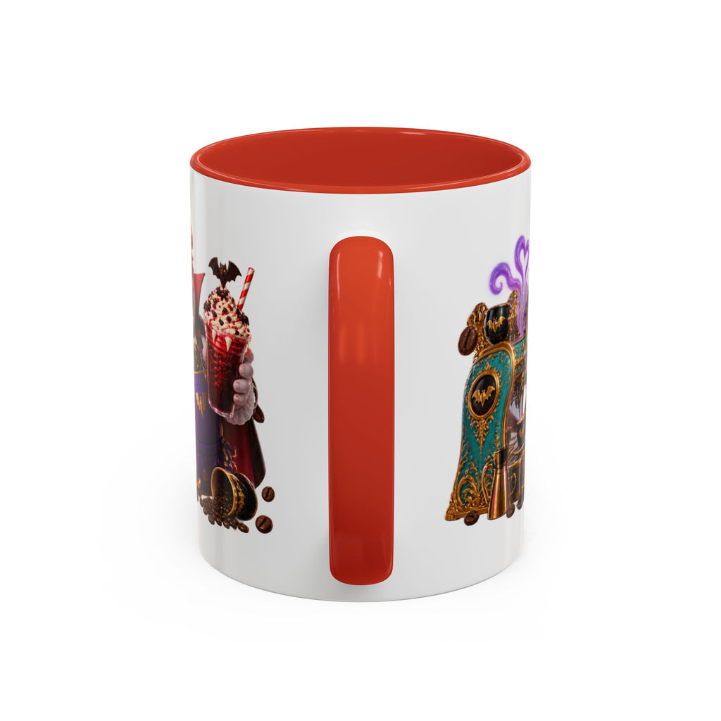 Love at First Bite Vampire Barista Halloween White Mug