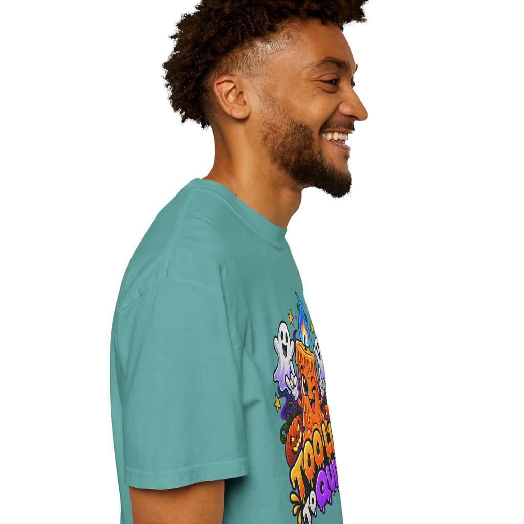 Too Lit to Quit – Funny Halloween Candle T-Shirt