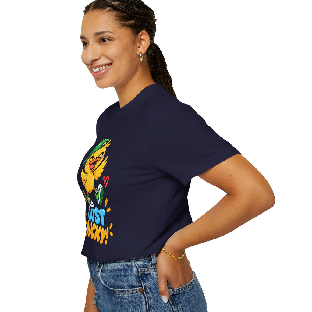 Just Ducky! – Cute Happy Duck Graphic T-Shirt